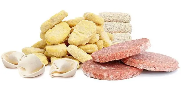 hazır qida, hazır xəmir, dondurulmuş ət, hazır yemək, donmuş ət